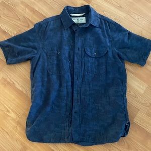 Rogue territory blue camo jacquard medium work shirt